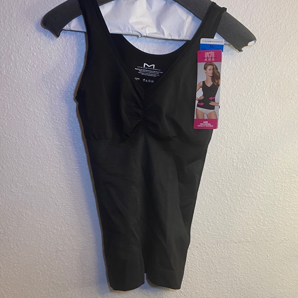 Maidenform Black V-Neck Bodysuit